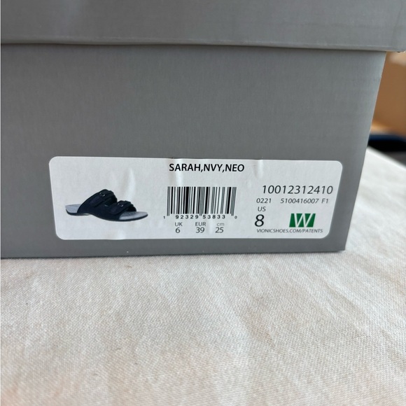 Vionic Navy Slide Sandals - Picture 5 of 5